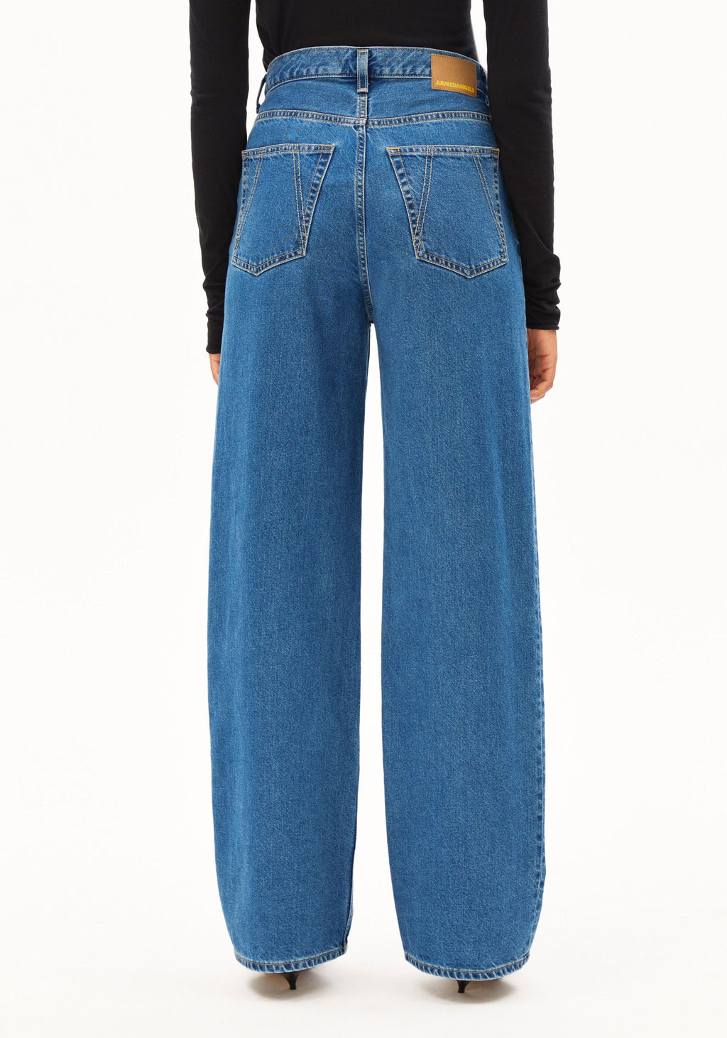 ENIJAA HIGH WAIST WIDE JEAN 100% recycled cotton Non Stretch