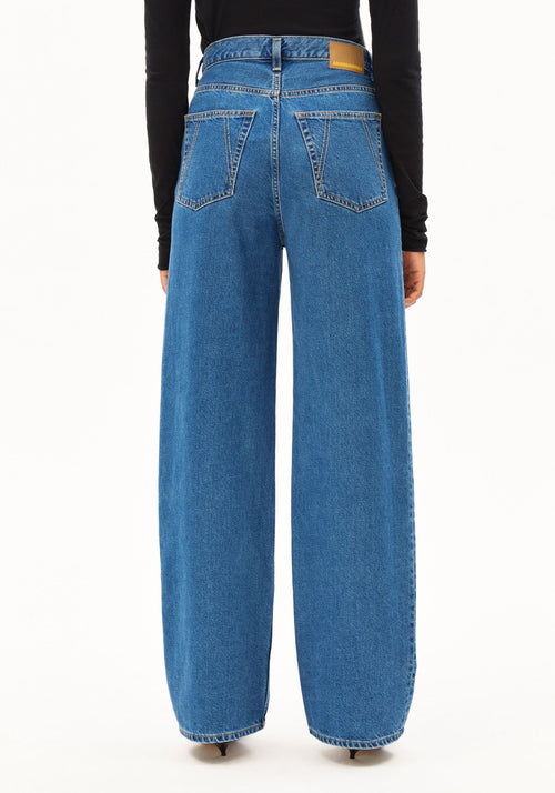 ENIJAA HIGH WAIST WIDE JEAN 100% recycled cotton Non Stretch