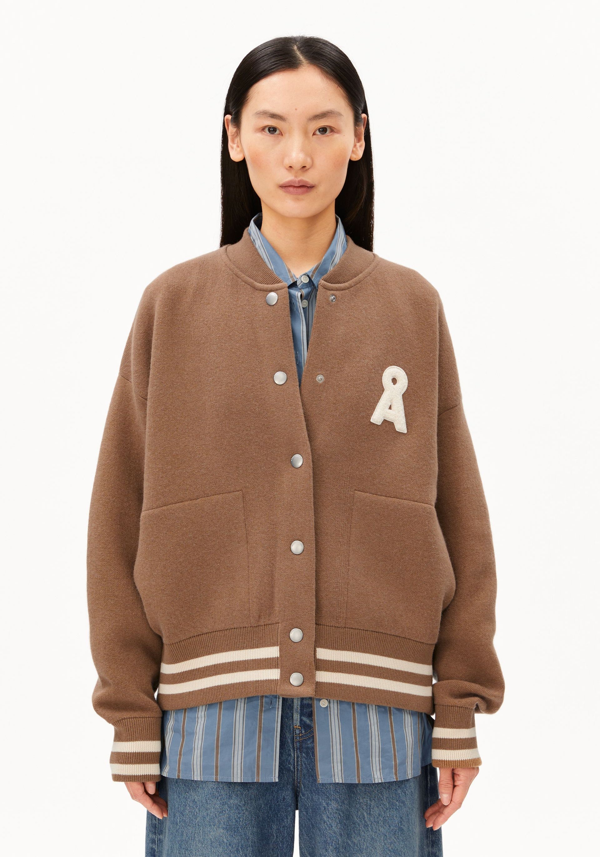 ICONIC Å BOMBER JACKET Organic wool blend