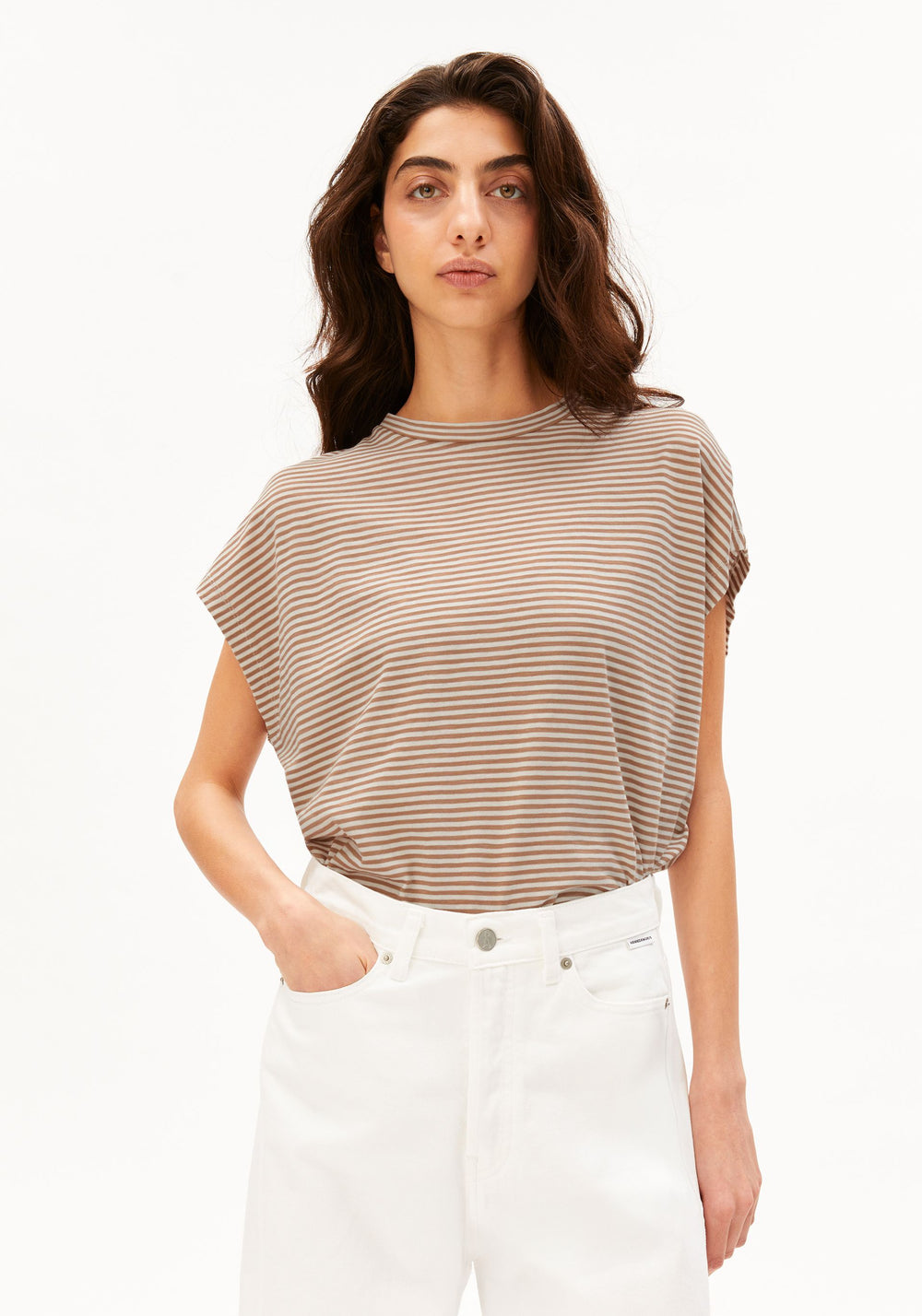 SLUB JERSEY STRIPE T-SHIRT 100% organic cotton