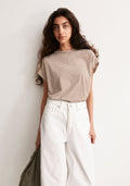 SLUB JERSEY STRIPE T-SHIRT 100% organic cotton
