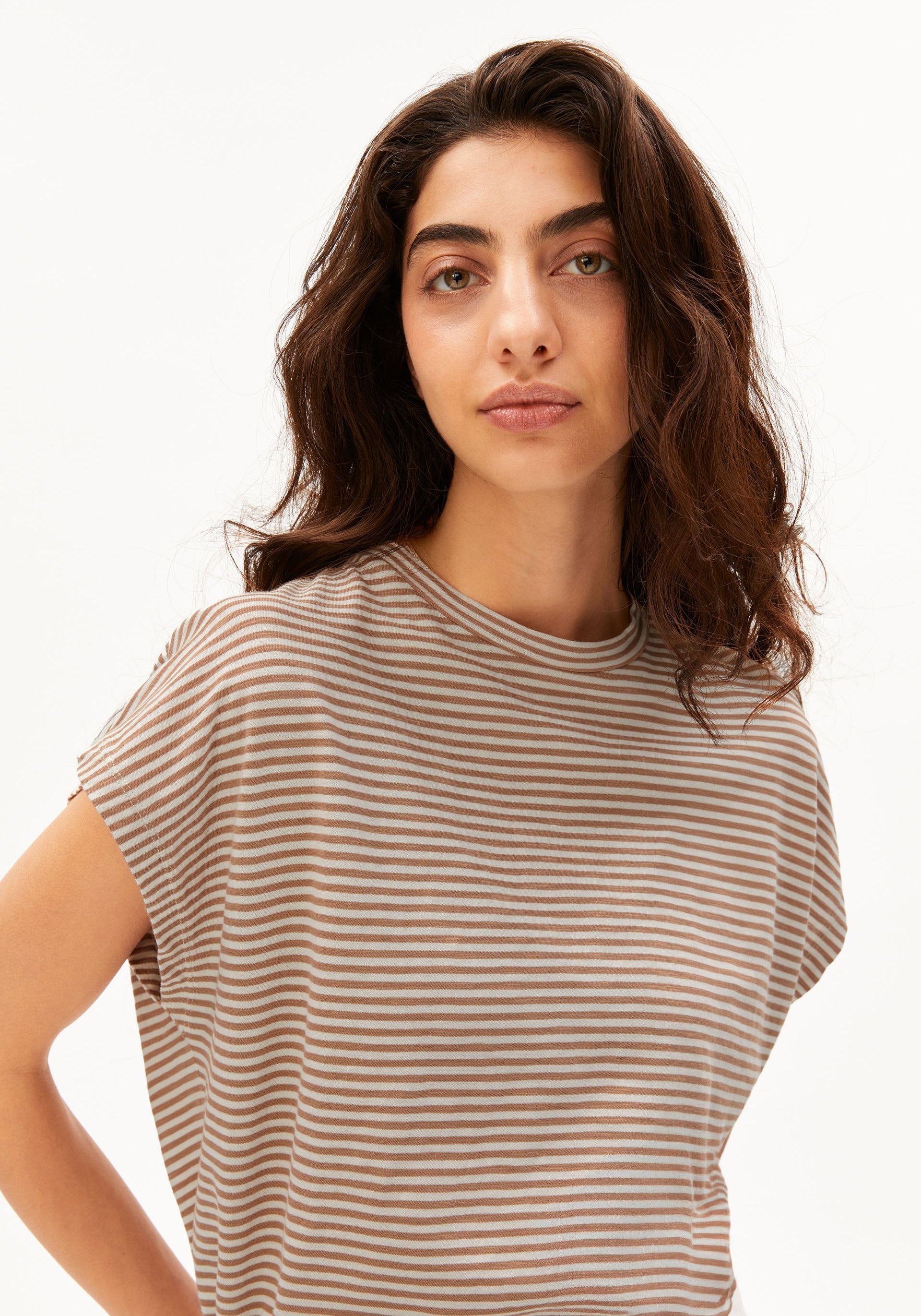 SLUB JERSEY STRIPE T-SHIRT 100% organic cotton