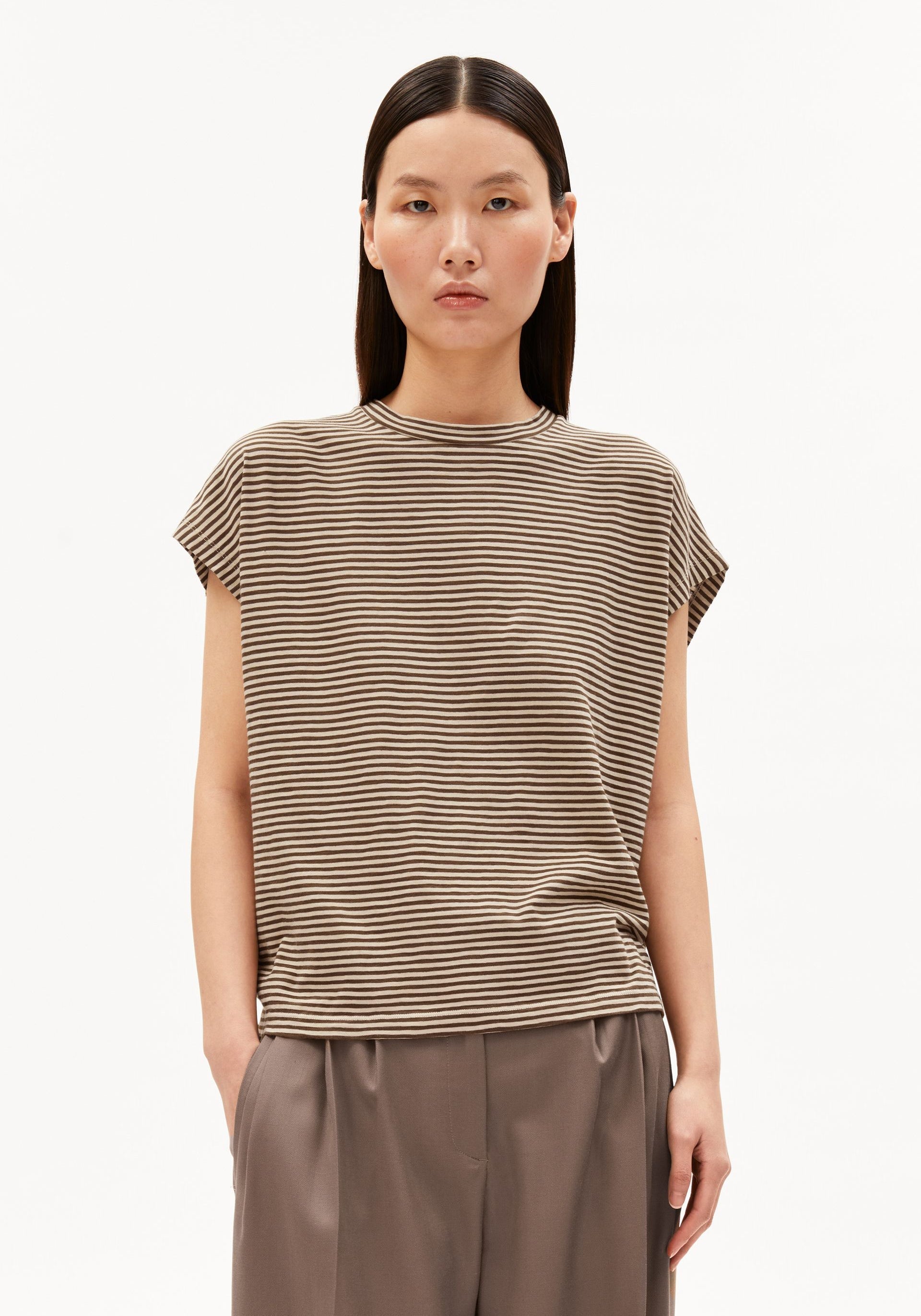 SLUB JERSEY STRIPE T-SHIRT 100% organic cotton