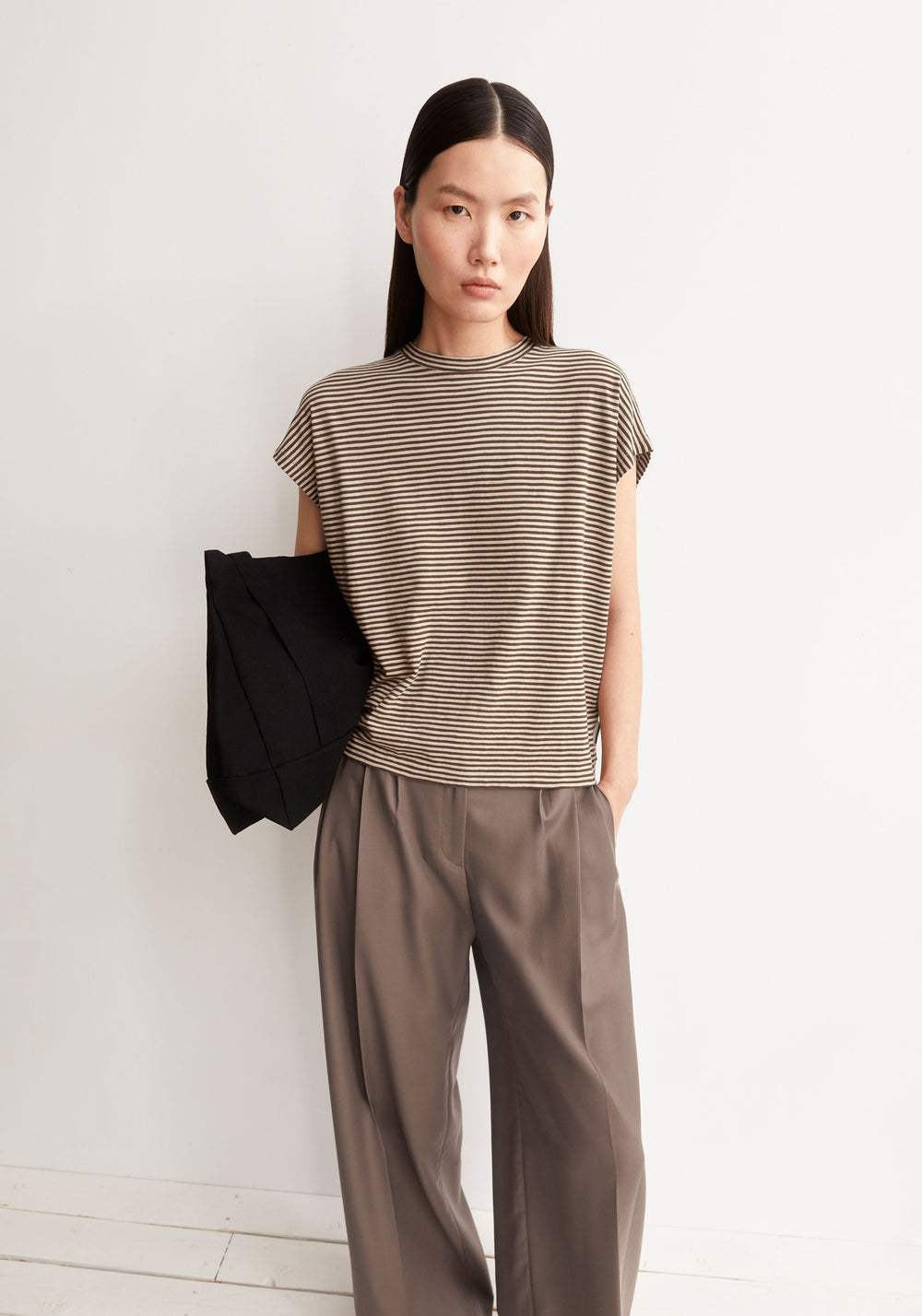 SLUB JERSEY STRIPE T-SHIRT 100% organic cotton