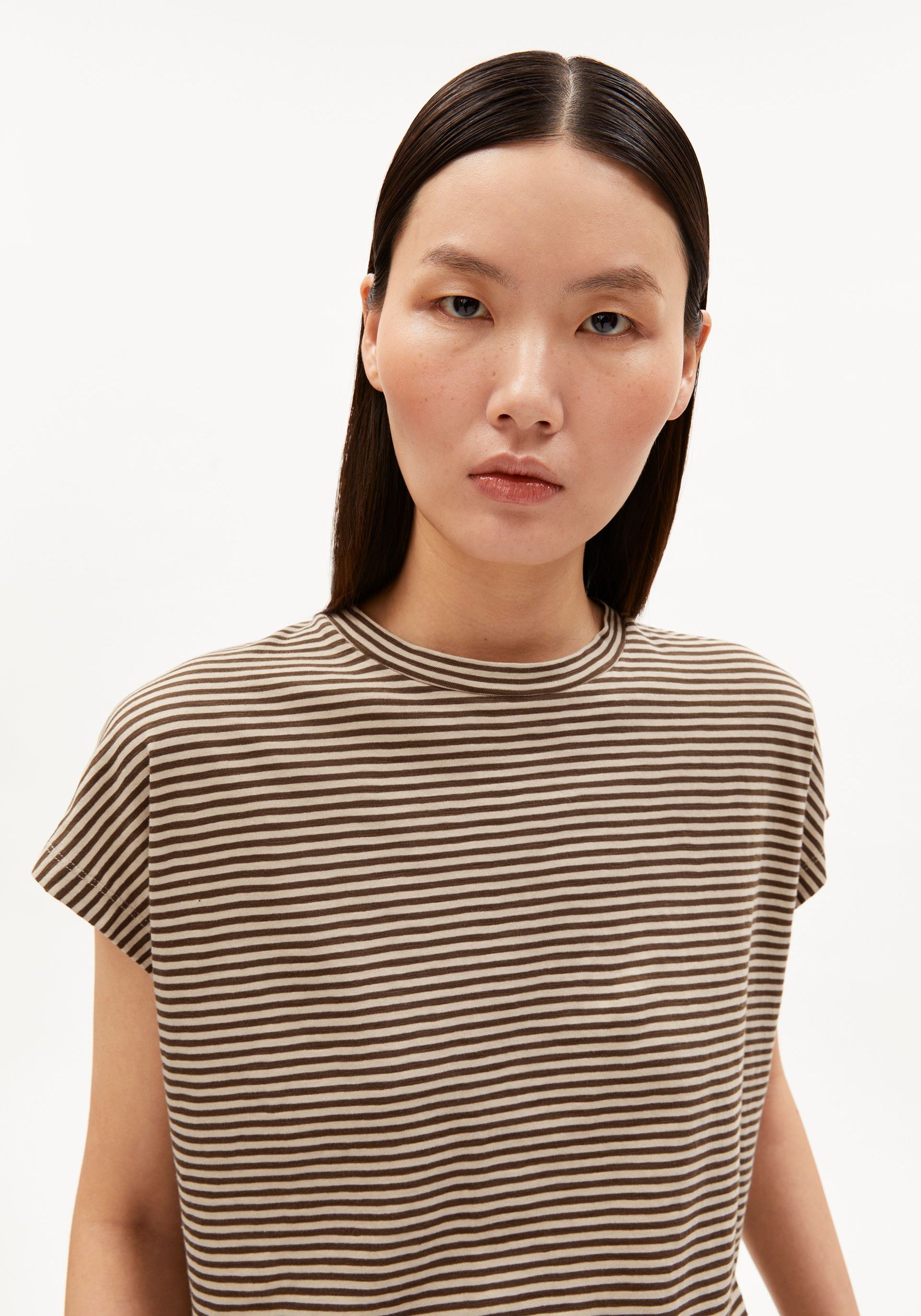 SLUB JERSEY STRIPE T-SHIRT 100% organic cotton