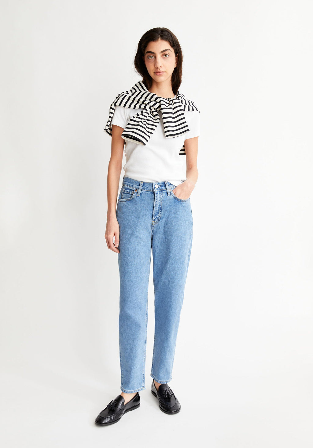 MAIRAA HIGH WAIST MOM JEANS Recycled Cotton Mix Comfort Stretch