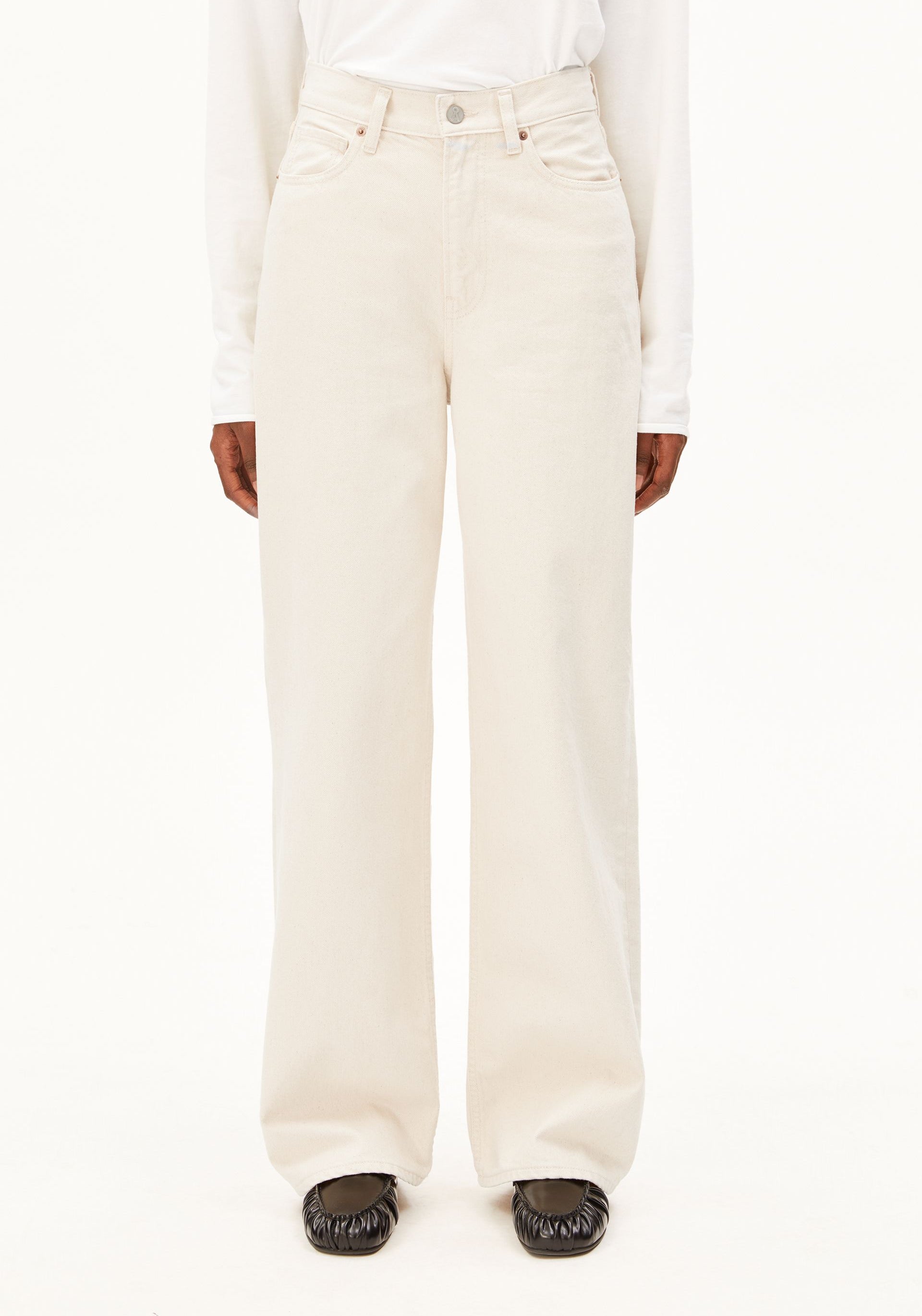 ENIJAA HIGH WAIST WIDE JEANS 100% Recycled Cotton