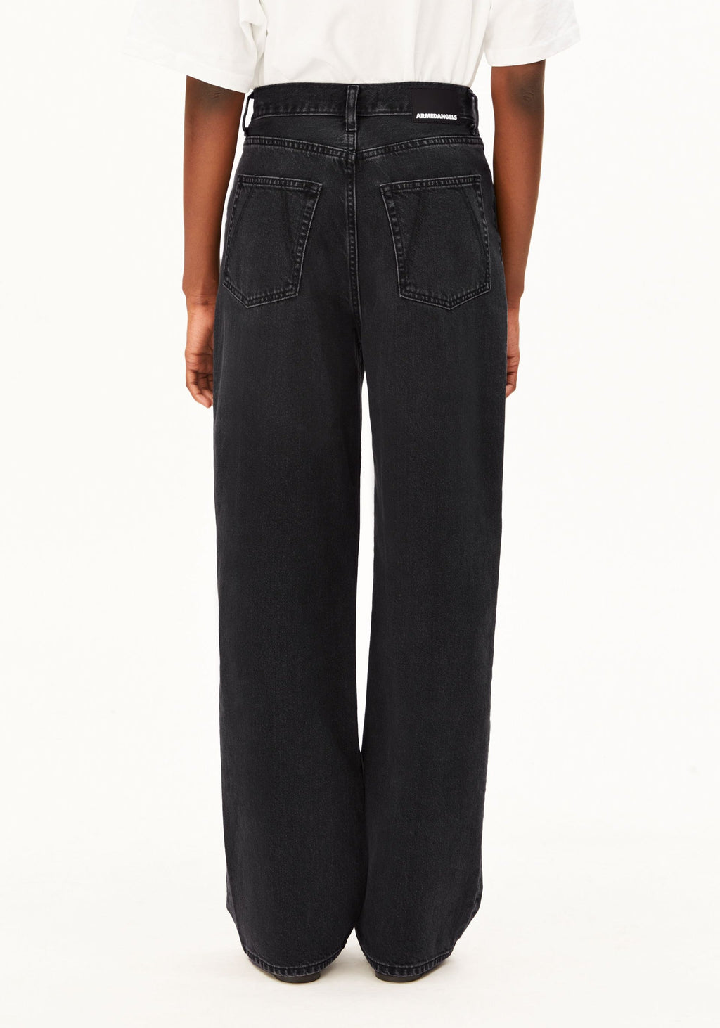 ENIJAA HIGH WAIST WIDE JEANS 100% recycled cotton non stretch