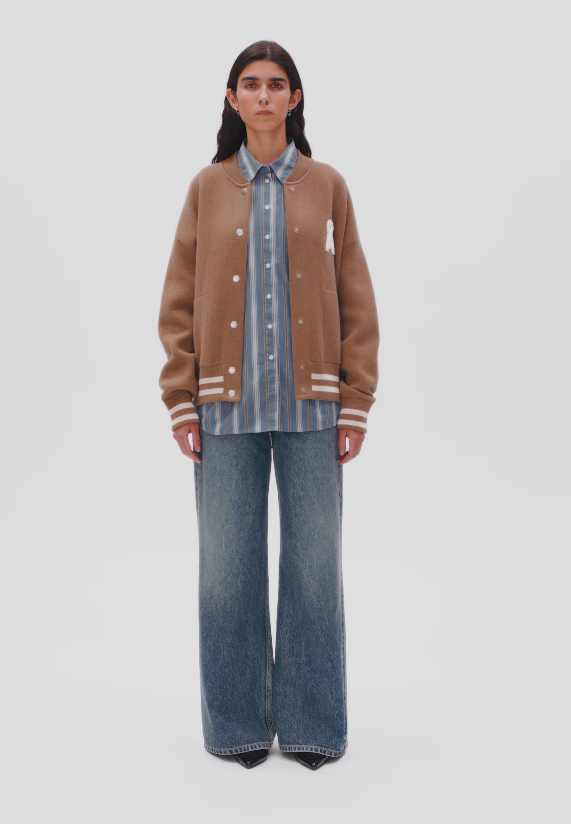 ICONIC Å BOMBER JACKET Organic wool blend